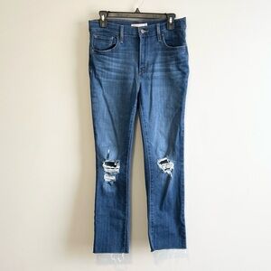 Levi's 724 High Rise Straight Leg Jeans